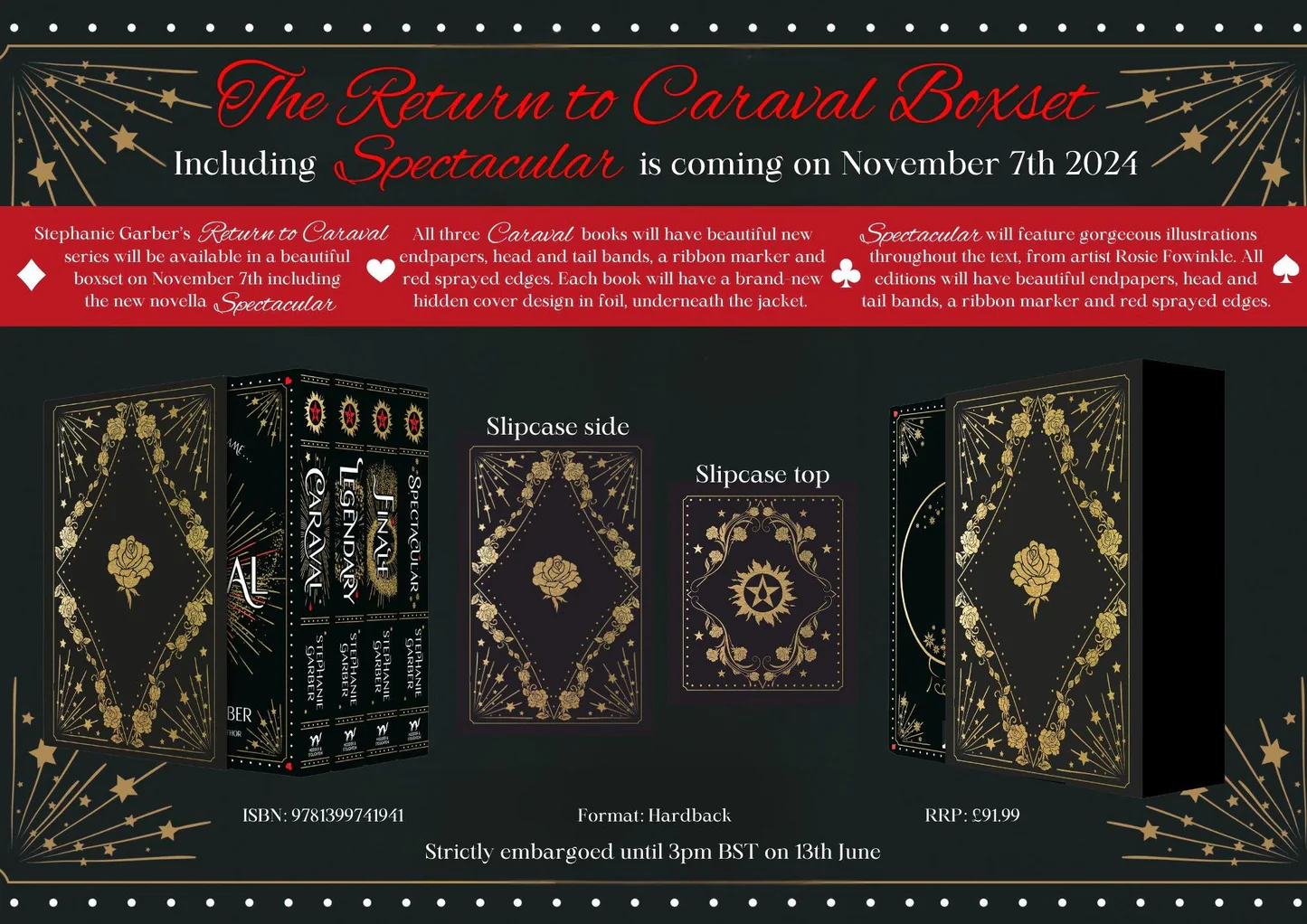 Return to Caraval Boxset by Stephanie Garber (Special Edition Hardcover) - 9781399741941