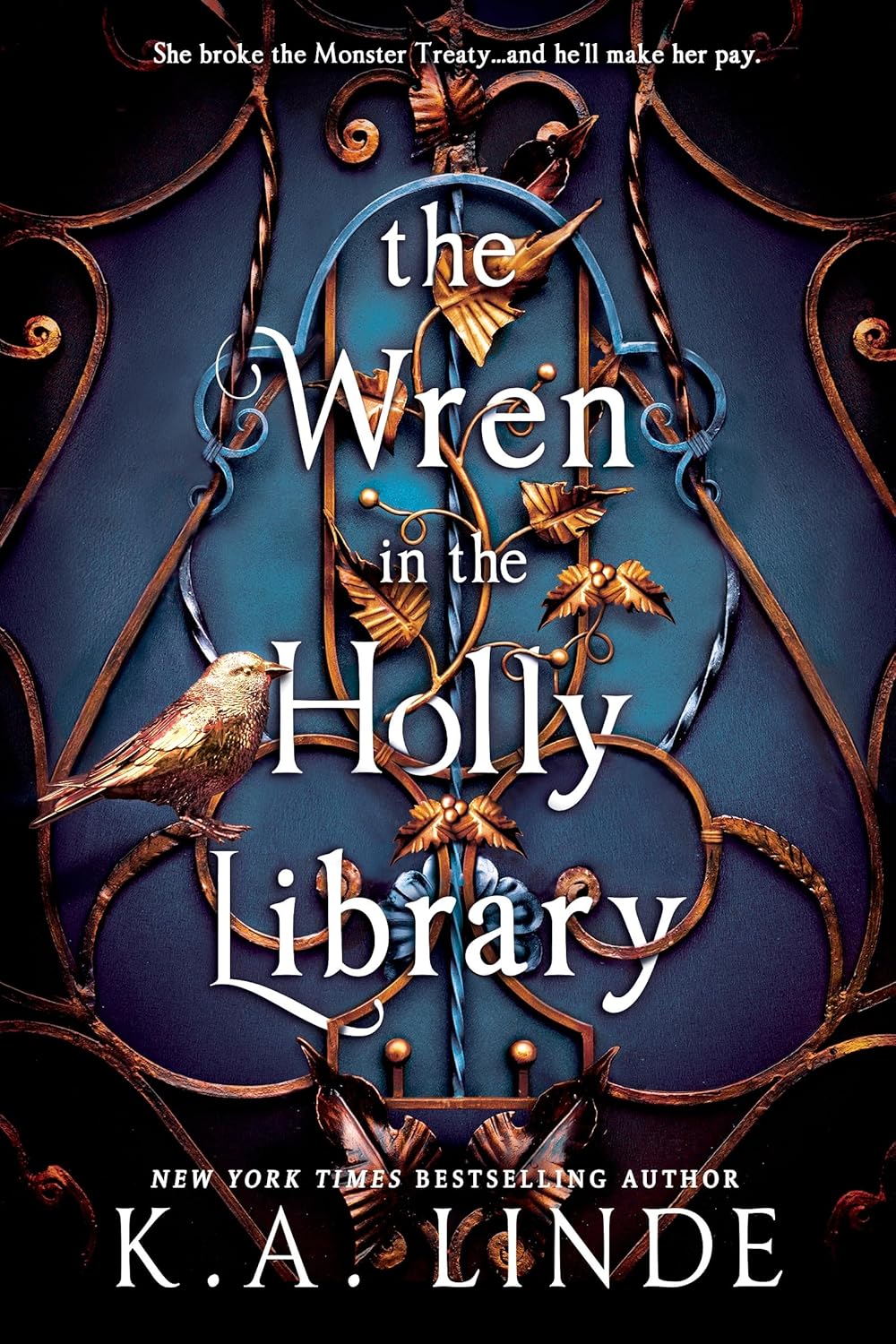 The Wren in the Holly Library by K. A. Linde (Special Edition Hardcover) - 9781649377111